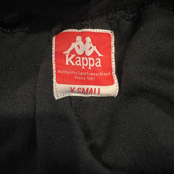Kappa velour sweatpants. Black, size XS. Perfect condition, worn once. - Picture 4 of 6